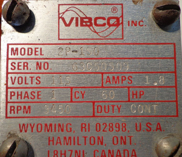 VIBCO VIBRATOR - 2P-150