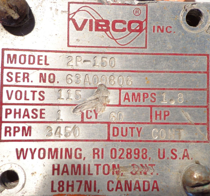 VIBCO VIBRATOR - 2P-150