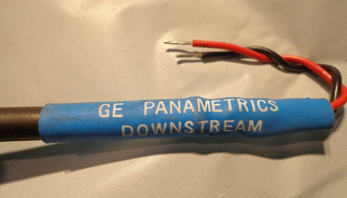 PANAMETRICS FLOW METER XMT868-1-11-00-0011 w/ COAXIAL CABLES & TRANSDUCER WT-1