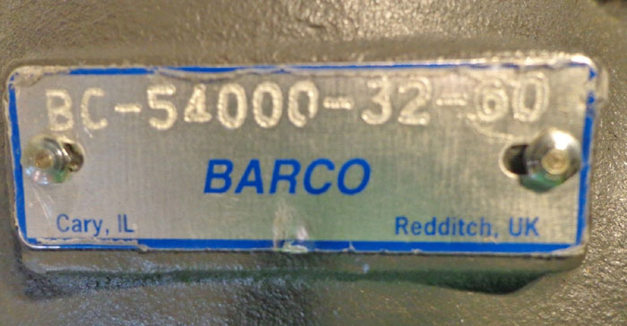 Barco Type CF Rotary Joint 2" x 1-1/4" NPT, BC-5400-32-60 with Flange