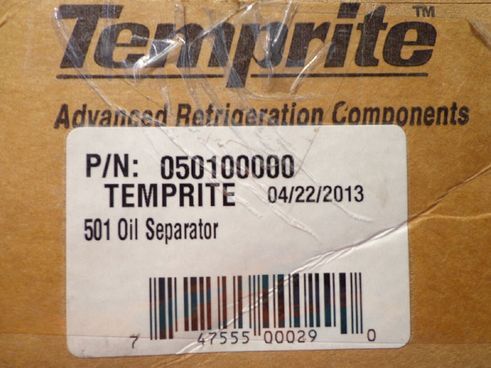 TEMPRITE REFRIGERANT OIL SEPARATOR - MODEL: 501