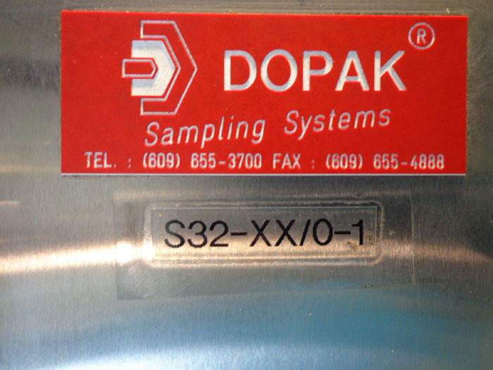 DOPAK SAMPLING SYSTEM S32-XX/0-1