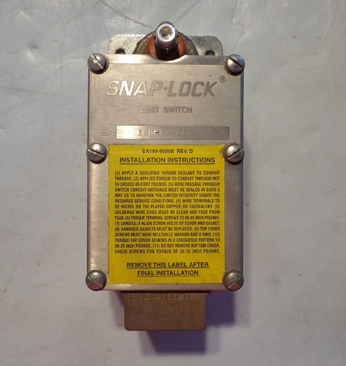 NAMCO SNAP LOCK LIMIT SWITCH EA180-34302