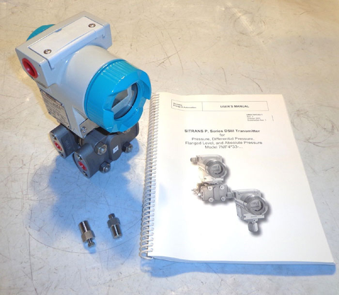 SIEMENS SITRANS P SERIES DSIII TRANSMITTER