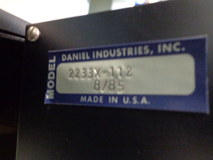 DANIEL DIGITAL FLOW COMPUTER - MODEL 2233X-112