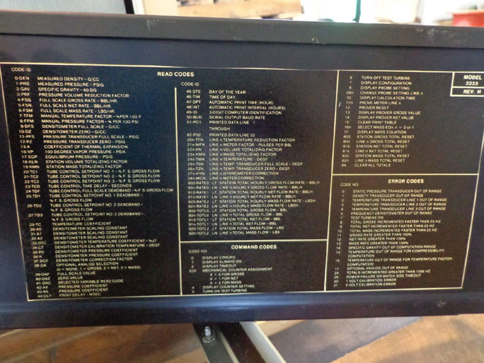 DANIEL DIGITAL FLOW COMPUTER - MODEL 2233X-112