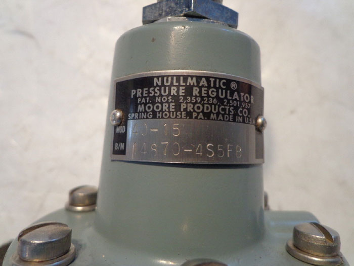 MOORE NULLMATIC PRESSURE REGULATOR - 40-15