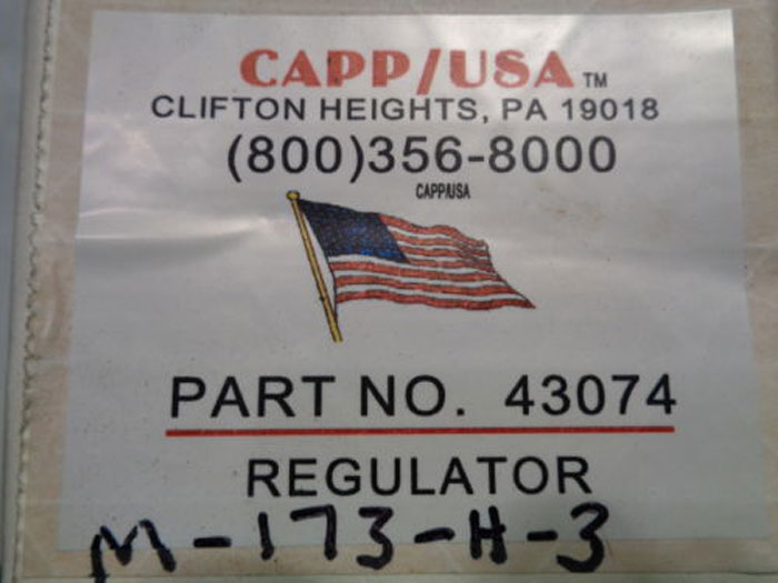 CAPP USA PRESSURE REGULATOR 43074