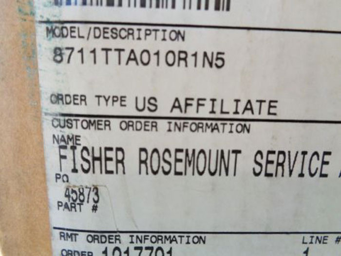 ROSEMOUNT MAGNETIC FLOW TUBE 8711TTA010R1N5