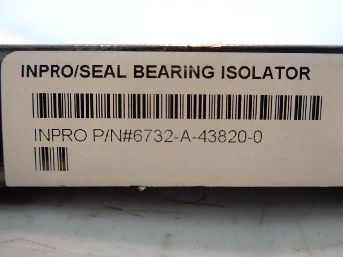 LOT OF (3) INPRO/SEAL BEARING ISOLATORS