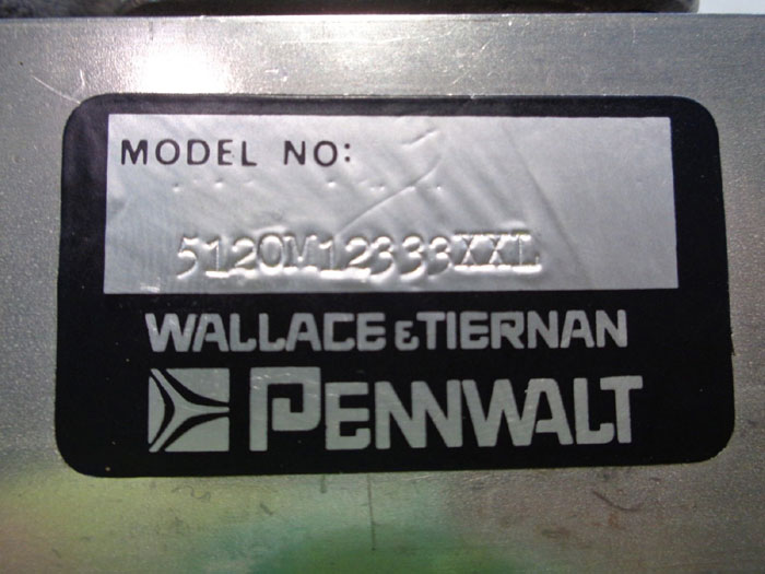 WALLACE & TIERNAN PENNWALT ARMORED PURGE METER #5120M12333XXL