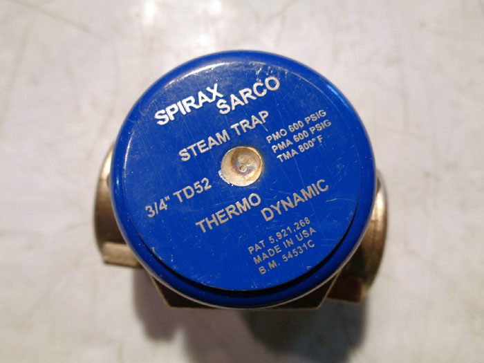 SPIRAX SARCO 3/4" COOL BLUE THERMODYNAMIC STEAM TRAP TD52