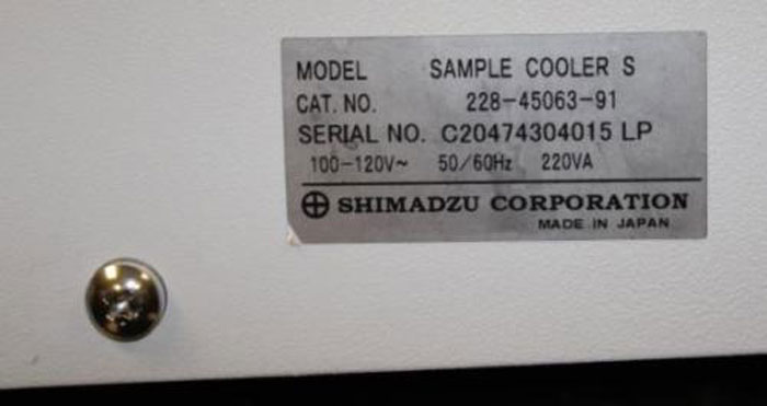 SHIMADZU AUTOSAMPLER - MODEL SIL-10AF