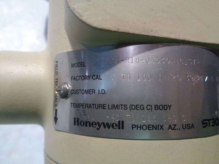 HONEYWELL ST 3000 SMART TRANSMITTER STF128-R1H-0A530-10.S1-B67I