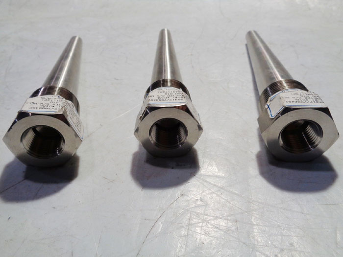 LOT OF (3) WIKA DIAL THERMOWELL