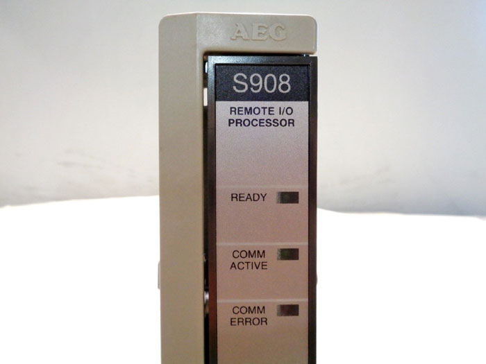 MODICON REMOTE I/O PROCESSOR AS-S908-120 W/ EXECUTIVE CARTRIDGE AS-E908-031