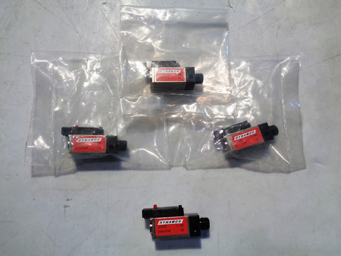 LOT OF (4) DYNAMCO DASH 1 MINI SOLENOID VALVE D162204