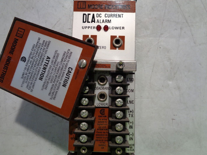 MOORE DC CURRENT ALARM DCA/4-20MA/DH1L1/117AC-AD-TX [UB]