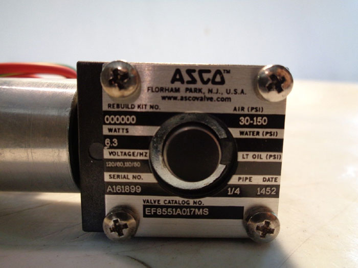 ASCO 4-WAY 8551 SOLENOID VALVE EF8551A017MS