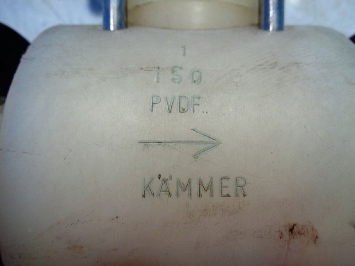 KAMMER CONTROL VALVE 32337 W/ SENSYCON I/P CONVERTER 22/06-69