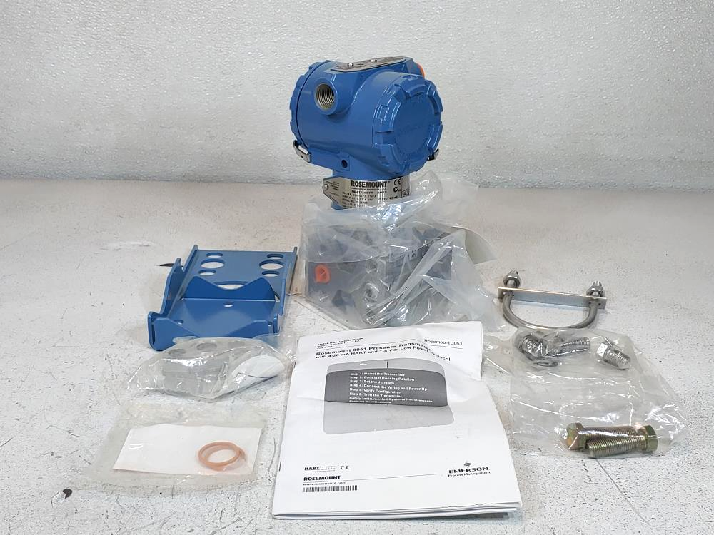 ROSEMOUNT PRESSURE TRANSMITTER 3051CG4A02A1AKDH2B9P2DF