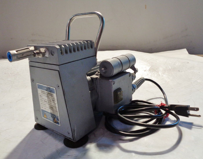 VACUUBRAND DIAPHRAGM VACUUM PUMP ME 2 W/ ABM MOTOR TYPE: 4EKF56CX-4