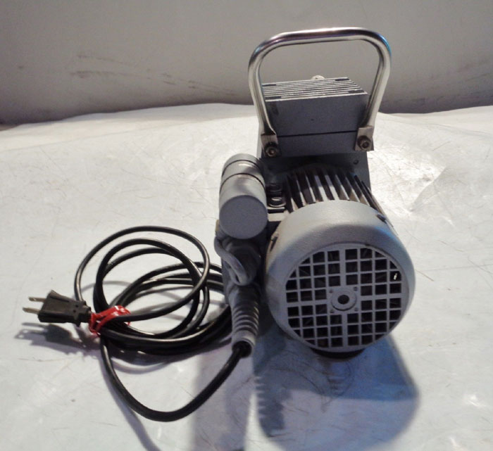 VACUUBRAND DIAPHRAGM VACUUM PUMP ME 2 W/ ABM MOTOR TYPE: 4EKF56CX-4