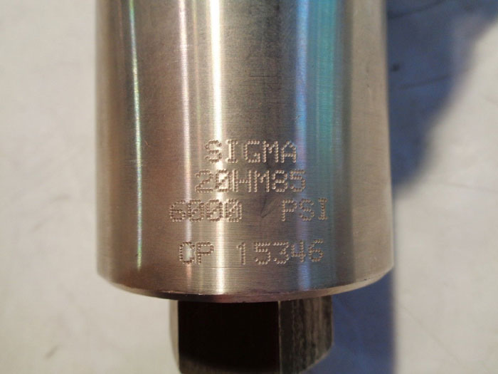 SIGMA STAINLESS STEEL 2-WAY HYDRAULIC INTERFACE CONTROL VALVE 20HM85