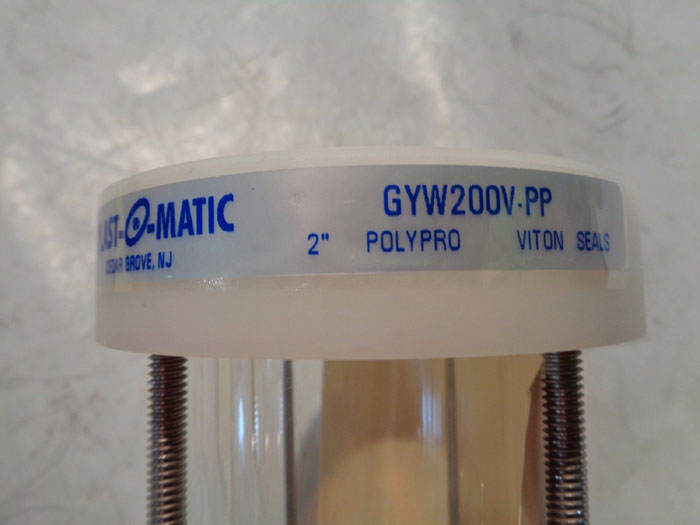 PLAST-O-MATIC POLYPRO 2" WAFER SIGHTGLASS SERIES GYW200-V-PP