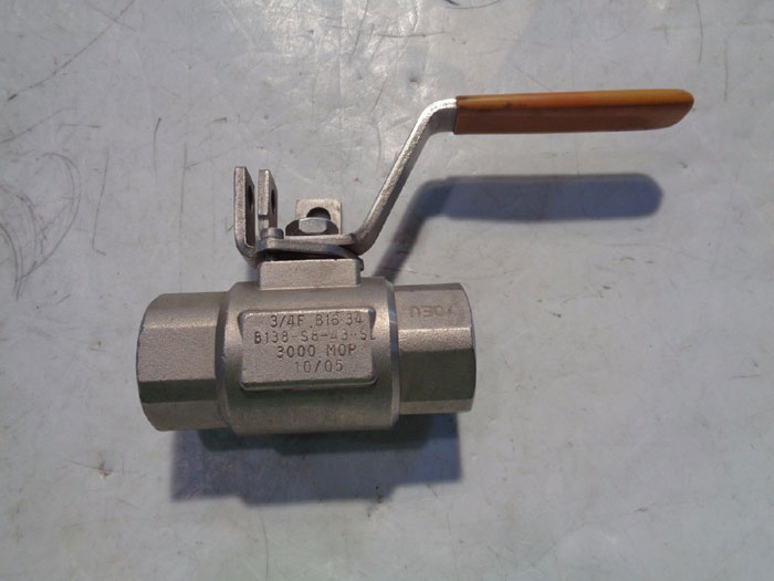 WKM DYNASEAL 3/4" BALL VALVE B138-S8-43-SL