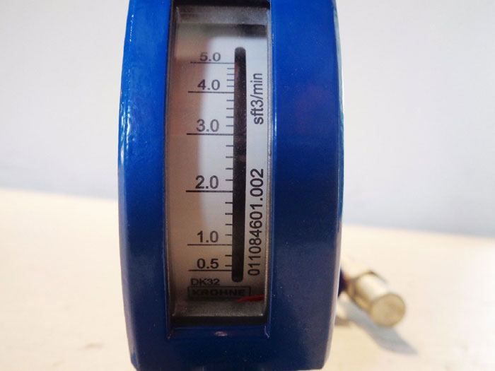 KROHNE VARIABLE AREA FLOWMETER /W DIFFERENTIAL PRESSURE REGULATOR DK32