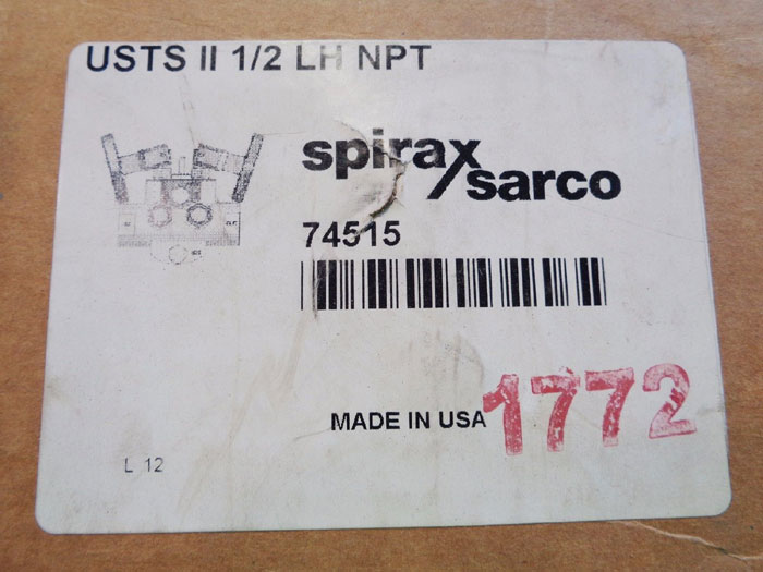 SPIRAX SARCO USTS II 1/2" UNIVERSAL STEAM TRAP STATION W/ HANDLES #74515