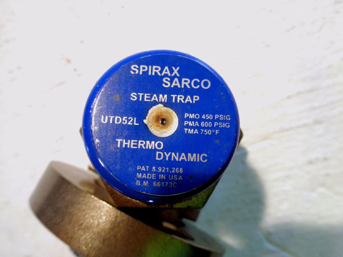 SPIRAX SARCO 1/2" THERMODYNAMIC STEAM TRAP W/ UNIVERSAL CONNECTOR UTD52L #66173C