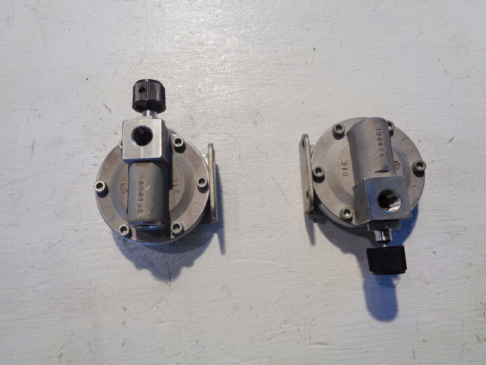 LOT OF (2) BROOKS 8810 STAINLESS STEEL FLOW CONTROLLER VALVE