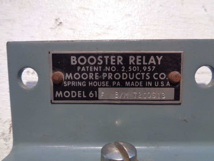 MOORE BOOSTER RELAY 61F