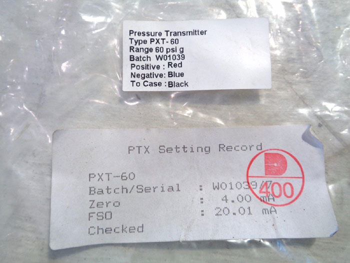 MURPHY PRESSURE TRANSMITTER PXT-60