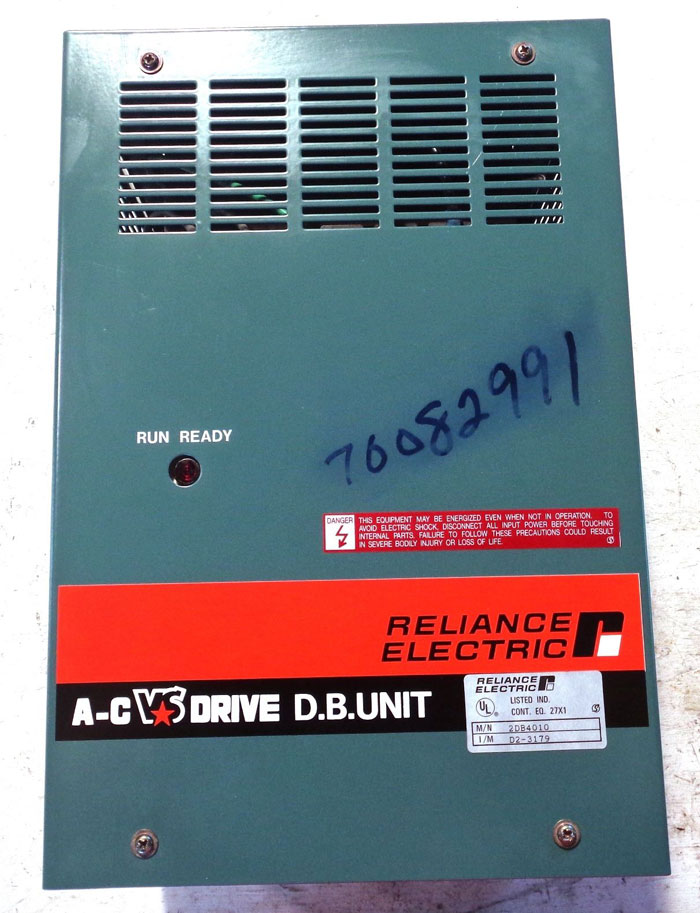 RELIANCE ELECTRIC AC VS DRIVE DYNAMIC BRAKE UNIT 2DB4010