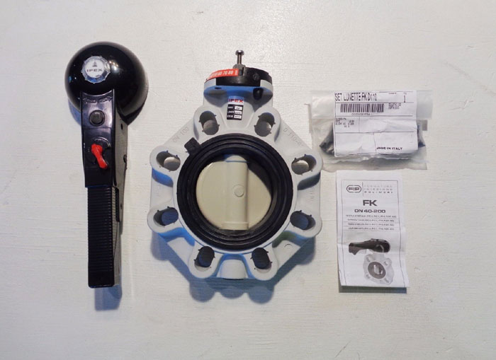 IPEX 4" WAFER STYLE BUTTERFLY VALVE # FKOM111, EPDM PRODUCT CODE#: 053106