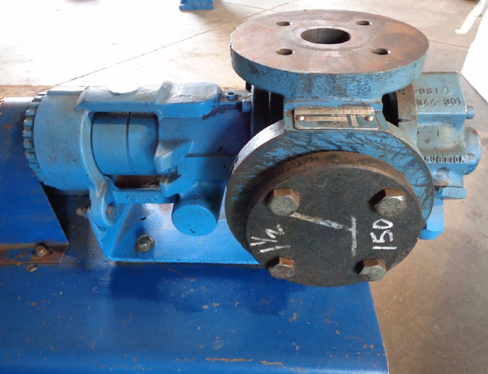 GORMAN-RUPP HIGH CAPACITY ROTARY GEAR PUMP  G-SERIES GHS1 1/2GH3-B, W/ MOTOR