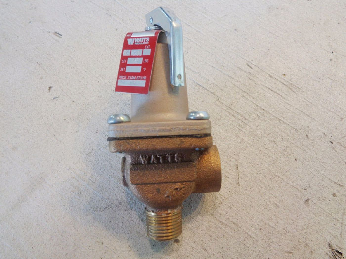 WATTS 1/2" BRASS PRESSURE RELIEF VALVE N30L, #0111927