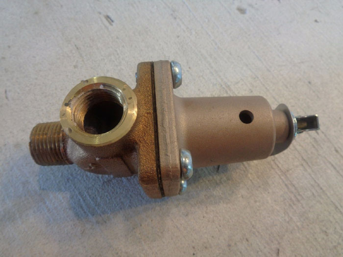 WATTS 1/2" BRASS PRESSURE RELIEF VALVE N30L, #0111927