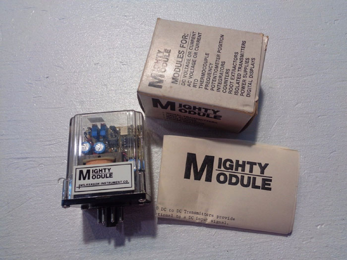 WILKERSON INSTRUMENT CO. MIGHTY MODULE DC TO DC TRANSMITTER MM4300