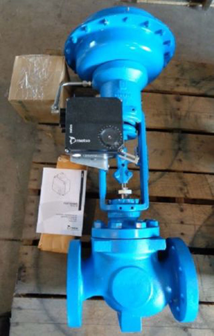 3" 300# HAMMEL DAHL CONTROL VALVE w/ METSO POSITIONER