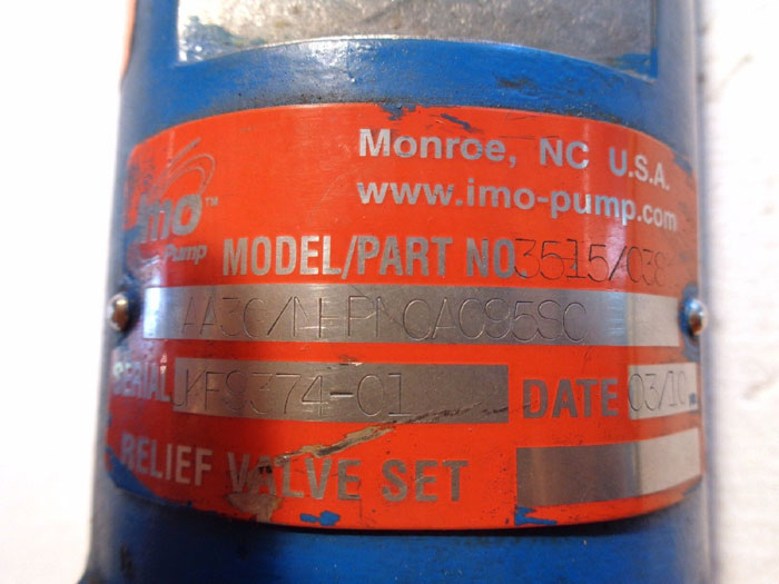 IMO 1/2" X 3/4" PUMP AA3C/N/PMCA095SC