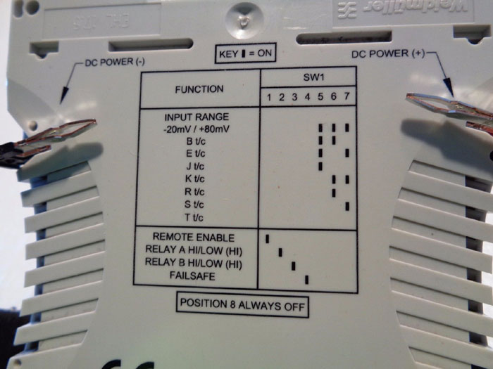 ACTION INSTRUMENTS ULTRA SLIMPAK II SIGNAL CONDITIONER / LIMIT ALARM, WV128-2000