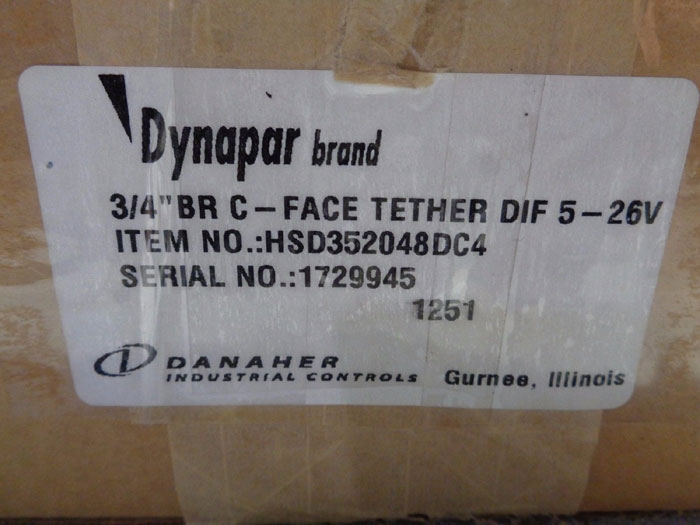 NORTHSTAR DYNAPAR HEAVY DUTY OPTICAL ENCODER HSD352048DC4