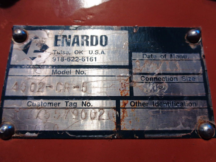 ENARDO 2" 150# VENT VALVE MODEL#: 4002-CR-5