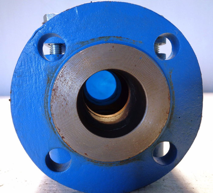 JOHN C. ERNST CO. 2" 150# FLANGED SIGHT FLOW VALVE - PLAIN STYLE, #200L