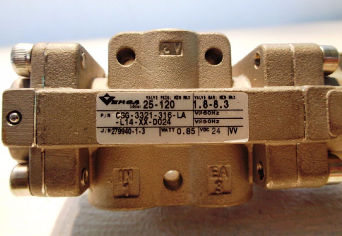 Versa 3-way Solenoid Valve CSG-3321-316-LA-L14-XX-D024