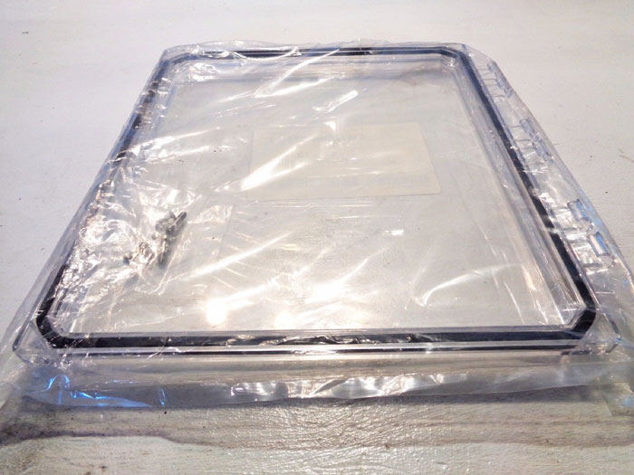 LOT OF (3) INTEGRA ENCLOSURES INC 14 X 12 CLEAR HINGE COVER, PART